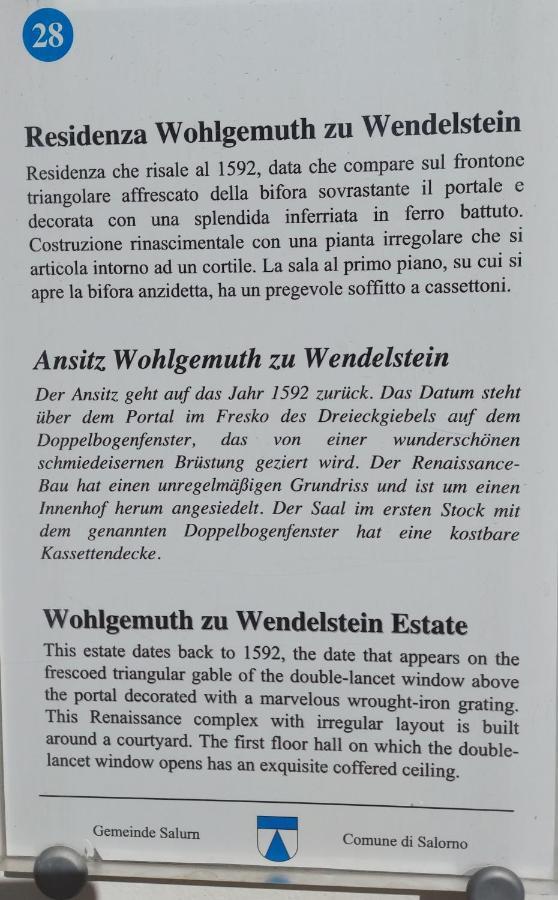 サロルノAnsitz Von Wohlgemuthアパートメント エクステリア 写真